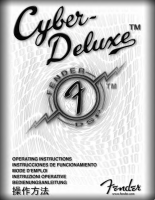 Fender Cyber-Deluxe - Owners Manual